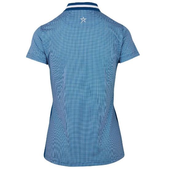 Picture of Swing Out Sister Ladies Bette Cap Sleeve Golf Polo Shirt
