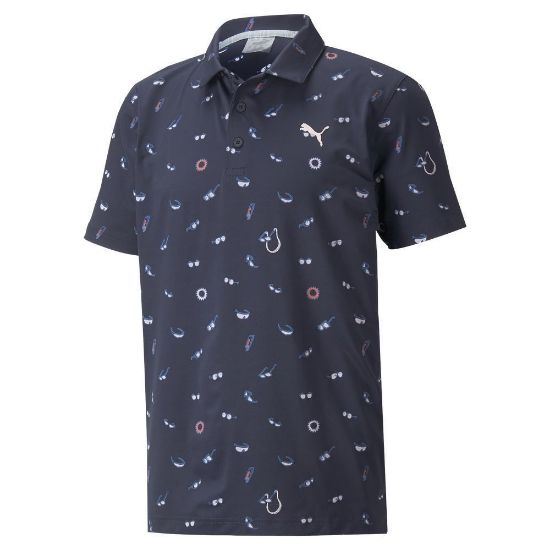 Picture of Puma Men's MATTR Sunnies Golf Polo Shirt