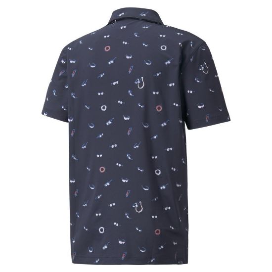 Picture of Puma Men's MATTR Sunnies Golf Polo Shirt
