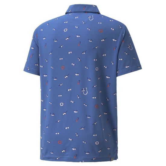 Picture of Puma Men's MATTR Sunnies Golf Polo Shirt