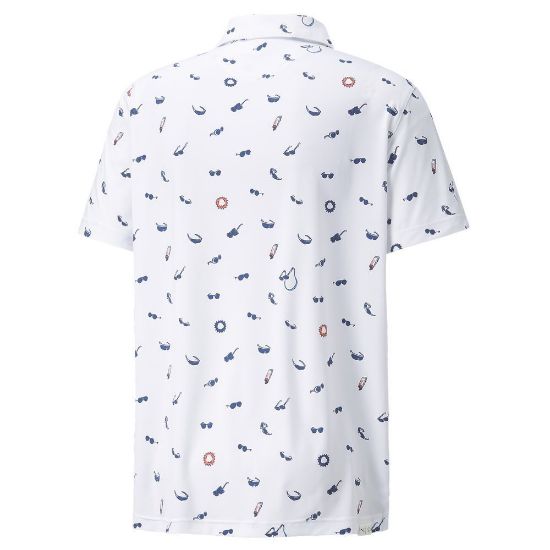 Picture of Puma Men's MATTR Sunnies Golf Polo Shirt