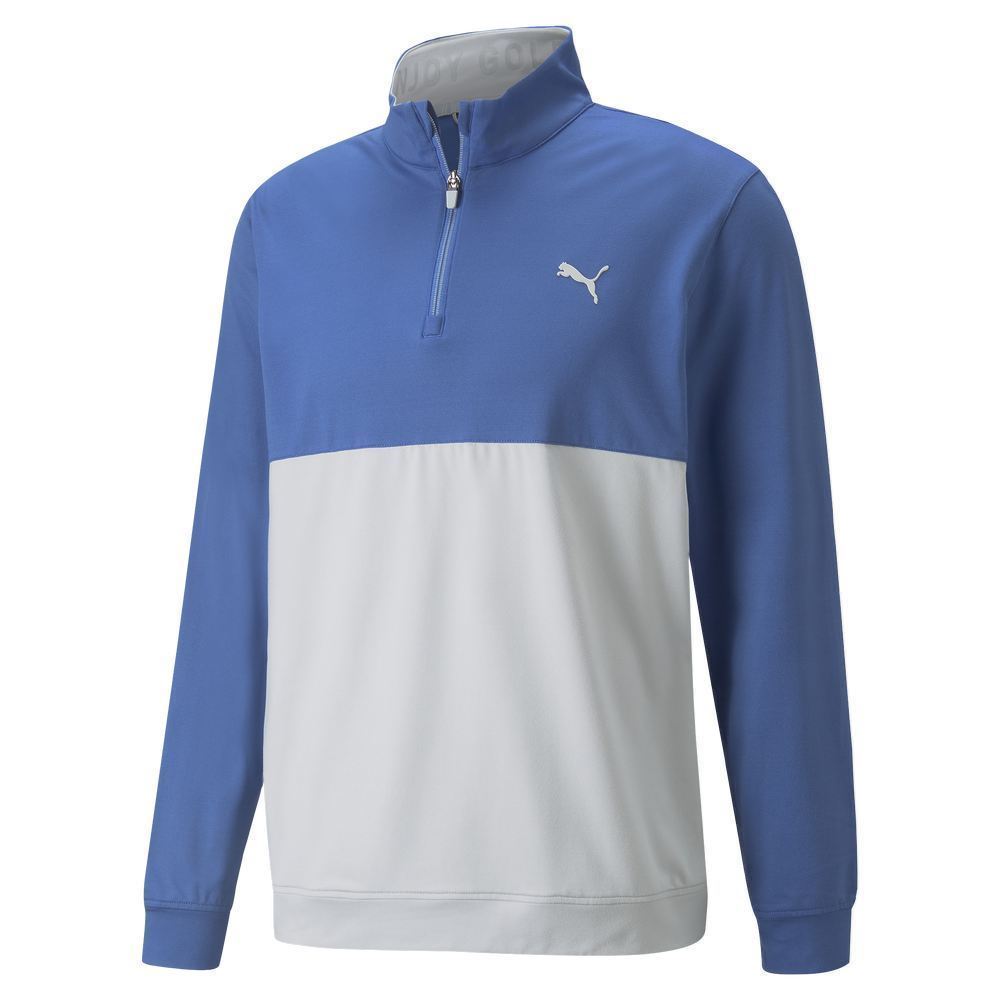 Puma Men's Gamer Colorblock 1/4-Zip Golf Pullover