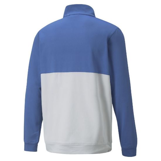 Picture of Puma Men's Gamer Colorblock 1/4-Zip Golf Pullover