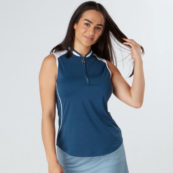 Picture of Swing Out Sister Ladies Esme Sleeveless Golf Polo Shirt