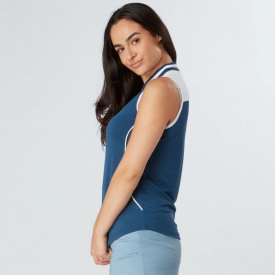 Picture of Swing Out Sister Ladies Esme Sleeveless Golf Polo Shirt