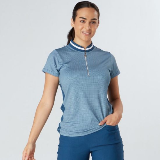 Picture of Swing Out Sister Ladies Bette Cap Sleeve Golf Polo Shirt