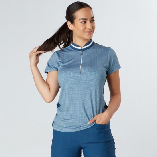 Picture of Swing Out Sister Ladies Bette Cap Sleeve Golf Polo Shirt