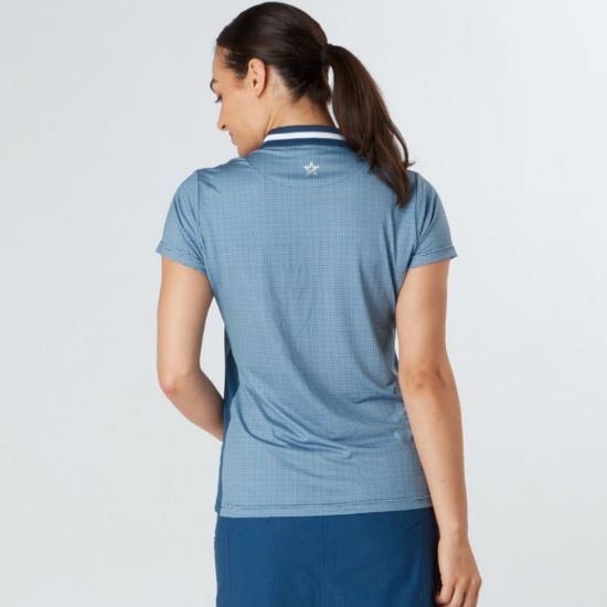Picture of Swing Out Sister Ladies Bette Cap Sleeve Golf Polo Shirt