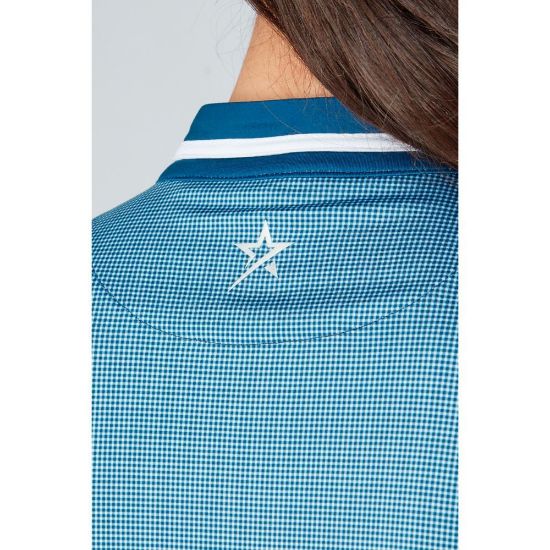 Picture of Swing Out Sister Ladies Bette Cap Sleeve Golf Polo Shirt