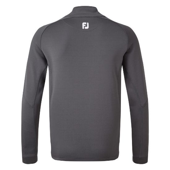 FootJoy Men's Chill-Out Charcoal Grey Golf Sweater Back View