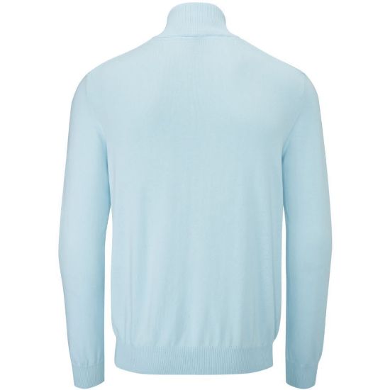 Picture of Oscar Jacobson Men's Waldorf Pin 1/2-Zip Golf Sweater