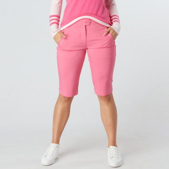 Picture of Swing Out Sister Ladies Fleur Pink Glo Drifit Golf Shorts