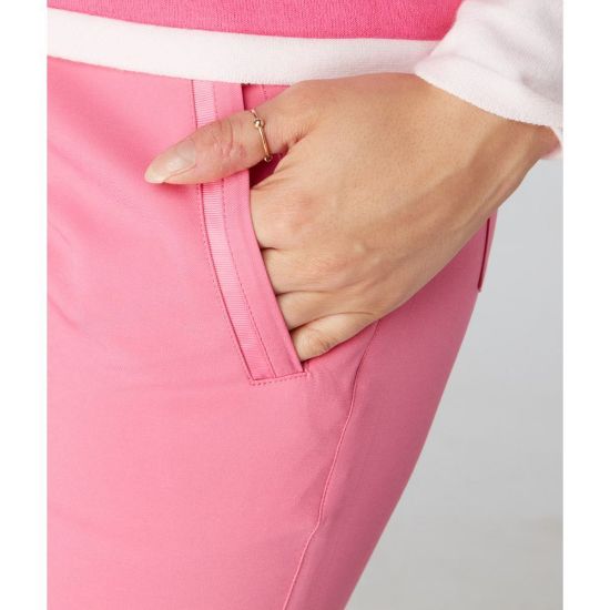 Picture of Swing Out Sister Ladies Fleur Pink Glo Drifit Golf Shorts