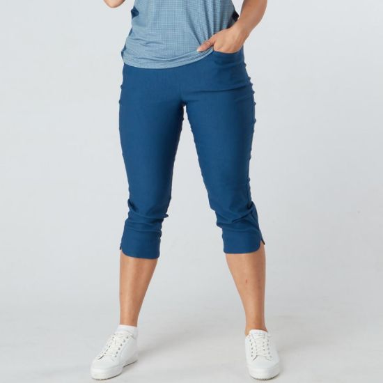 Picture of Swing Out Sister Estelle Pull On Golf Capri - Atlantic Blue