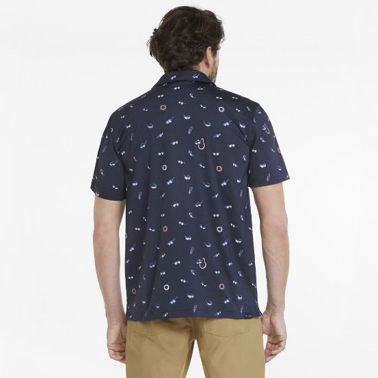 Picture of Puma Men's MATTR Sunnies Golf Polo Shirt