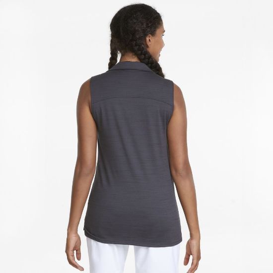 Picture of Puma Ladies Cloudspun Coast Sleeveless Golf Polo Shirt