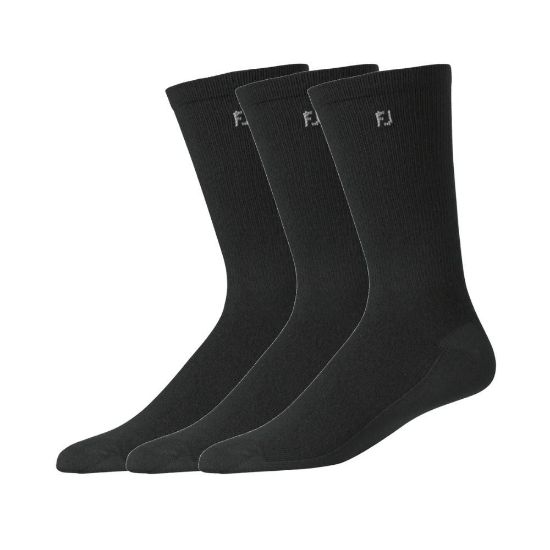 Picture of FootJoy Men's Comfortsof Crew Golf Socks - 3 Pair Pack