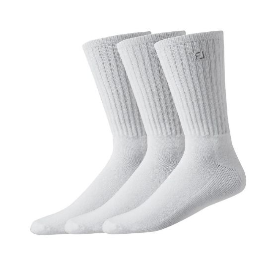 Picture of FootJoy Men's Comfortsof Crew Golf Socks - 3 Pair Pack