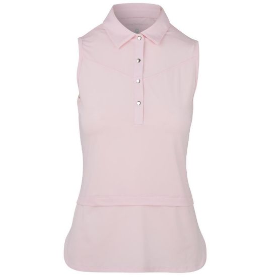 Picture of Swing Out Sister Ladies Amelie Sleeveless Golf Polo Shirt