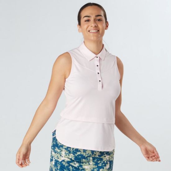 Picture of Swing Out Sister Ladies Amelie Sleeveless Golf Polo Shirt
