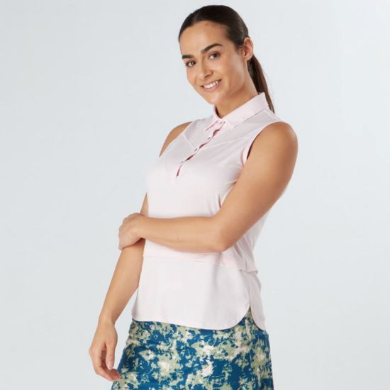 Picture of Swing Out Sister Ladies Amelie Sleeveless Golf Polo Shirt