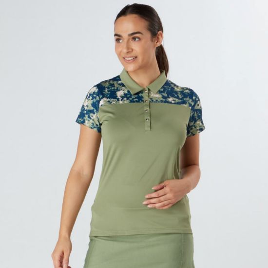 Picture of Swing Out Sister Ladies Bridgette Cap Sleeve Golf Polo Shirt