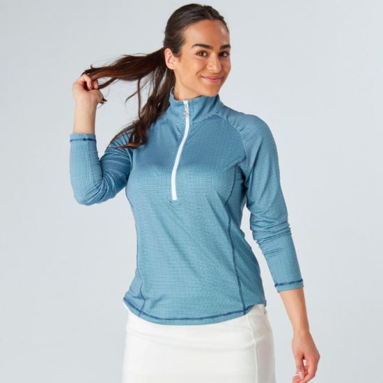 Picture of Swing Out Sister Ladies Celeste 1/4-Zip Golf Midlayer