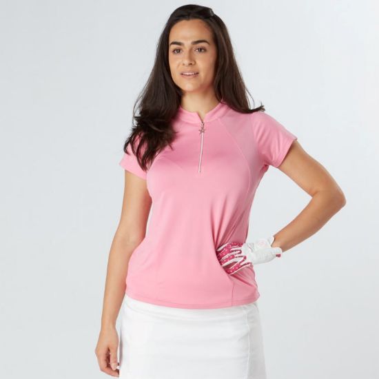Picture of Swing Out Sister Ladies Simone Cap Sleeve Golf Polo Shirt 