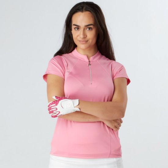 Picture of Swing Out Sister Ladies Simone Cap Sleeve Golf Polo Shirt 