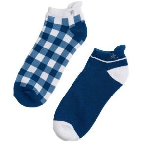 Picture of Swing Out Sister Yvonne Golf Socks - Gingham (2 Pair Pack)
