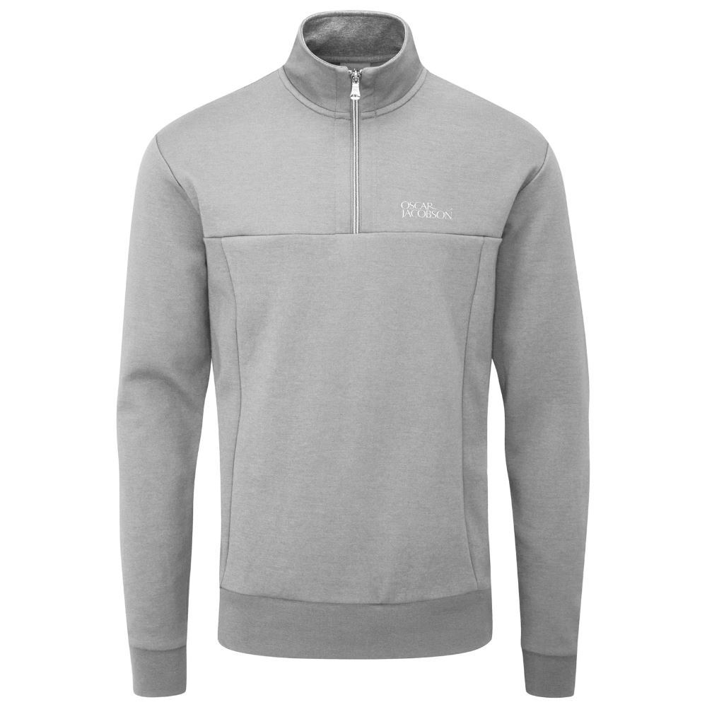 Oscar Jacobson Men's Hawkes Tour II 1/4-Zip Golf Sweater