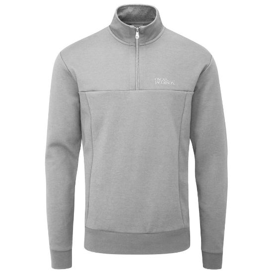 Picture of Oscar Jacobson Men's Hawkes Tour II 1/4-Zip Golf Sweater