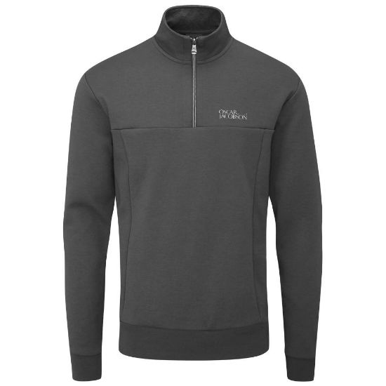 Picture of Oscar Jacobson Men's Hawkes Tour II 1/4 Zip Golf Sweater