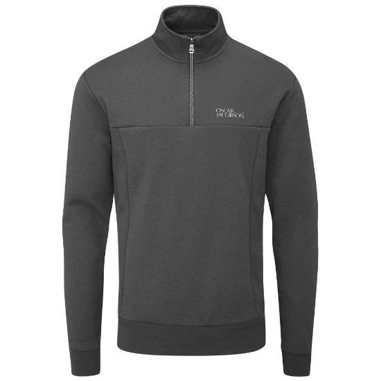 Picture of Oscar Jacobson Men's Hawkes Tour II 1/4-Zip Golf Sweater