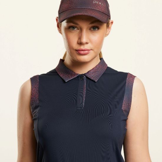 Picture of PING Ladies Evie Sleeveless Golf Polo Shirt