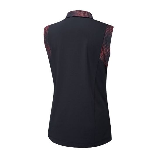 Picture of PING Ladies Evie Sleeveless Golf Polo Shirt