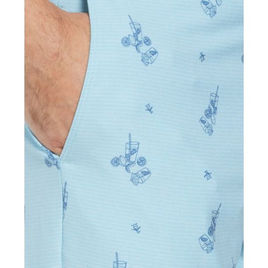 Picture of Original Penguin Men's Lemonade Print Golf Shorts