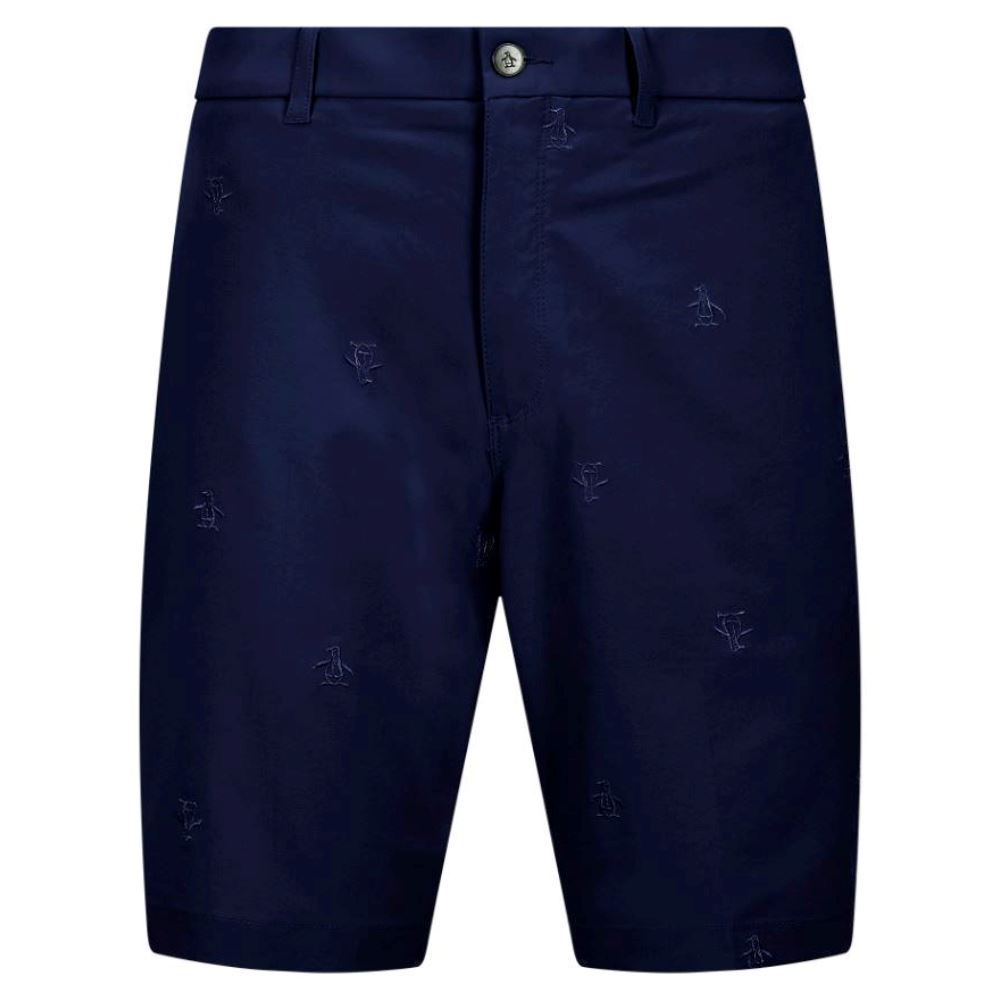 Original Penguin All Over  'Pete' Emoridered Golf  Shorts - Size 32 Only