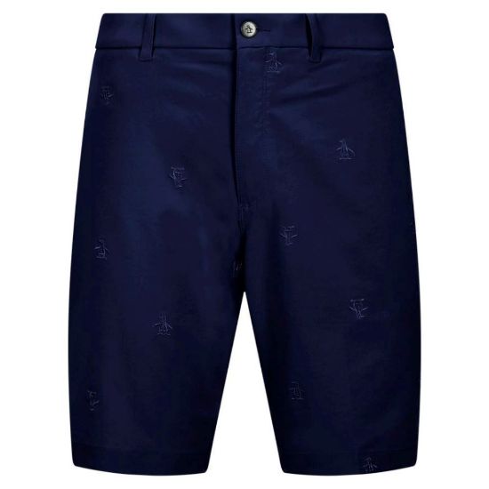 Picture of Original Penguin All Over  'Pete' Emoridered Golf  Shorts - Size 32 Only