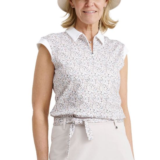 Picture of Abacus Ladies Lily Sleeveless Golf Polo Shirt