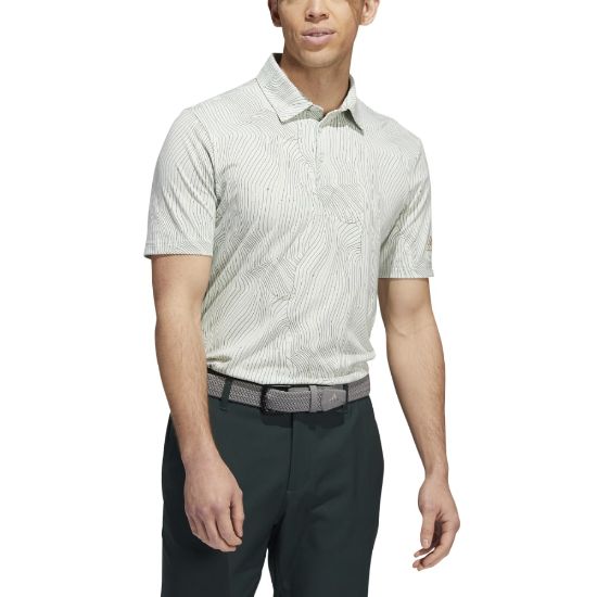 Picture of adidas Men's Course Map Golf Polo Shirt