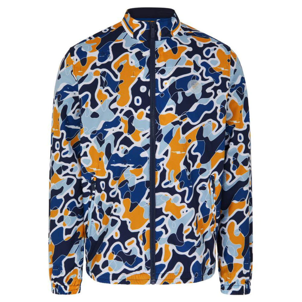 Original Penguin Men's Novelty Printed Golf Wind Jacket