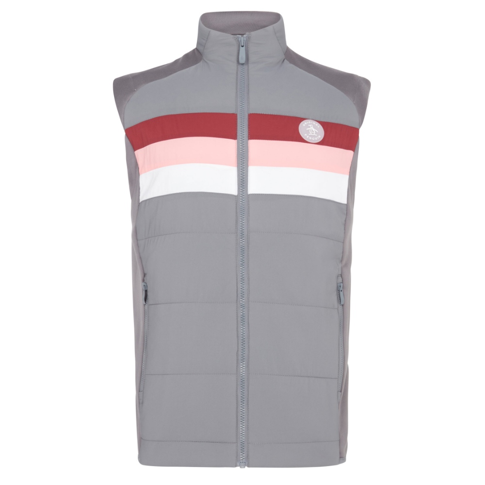 Original Penguin Men's Insulated Mixed Media 70's Golf Vest 