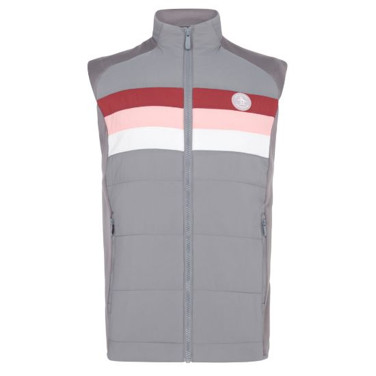 Picture of Original Penguin Men's Insulated Mixed Media 70's Golf Vest 