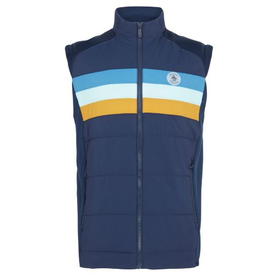 Picture of Original Penguin Men's Insulated Mixed Media 70's Golf Vest 
