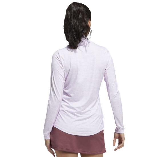 Picture of adidas Ladies Ultimate 365 Printed Long Sleeve Golf Polo Shirt