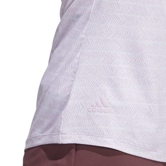 Picture of adidas Ladies Ultimate 365 Printed Long Sleeve Golf Polo Shirt
