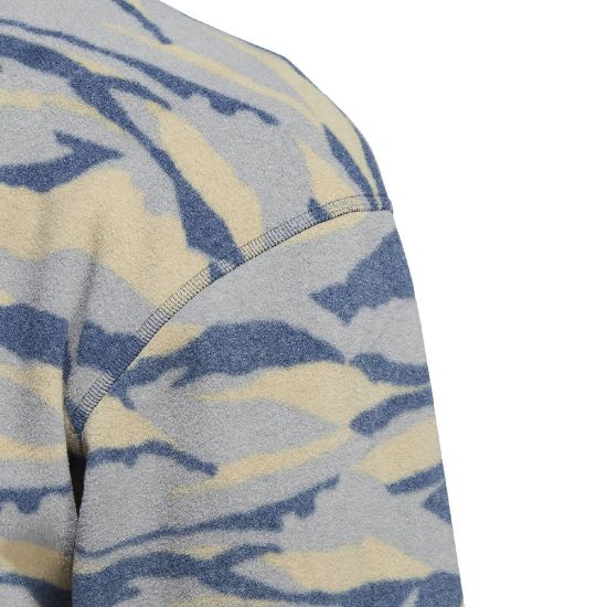 Picture of adidas Men's Texture-Print Crew Golf Sweatshirt