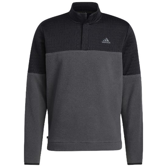 Picture of adidas Men's DWR 1/4-Zip Block Golf Pullover
