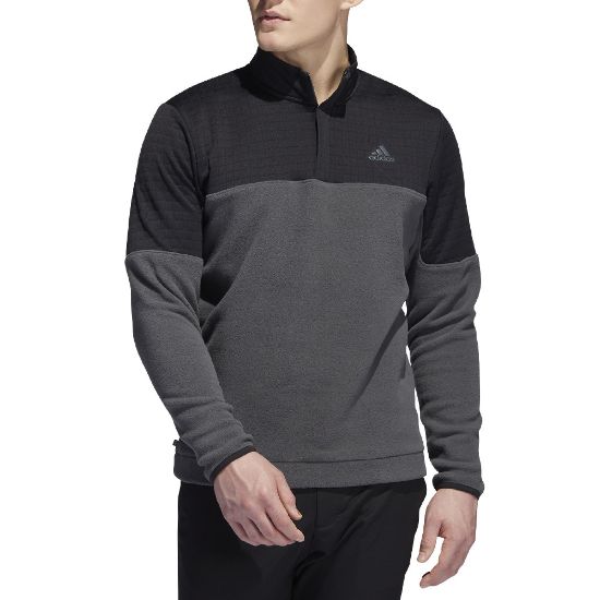 Picture of adidas Men's DWR 1/4-Zip Block Golf Pullover